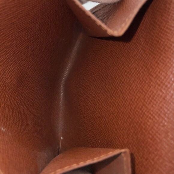 Authentic Louis Vuitton LV Monogram Porte Monnaie Leather Compact Wallet - Picture 12 of 15